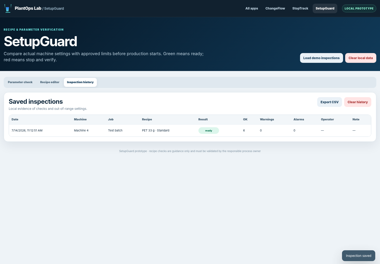 SetupGuard application preview